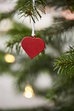 Julehjerte til ophæng fra My Nostalgic Christmas rød fra Ib Laursen - Tinashjem